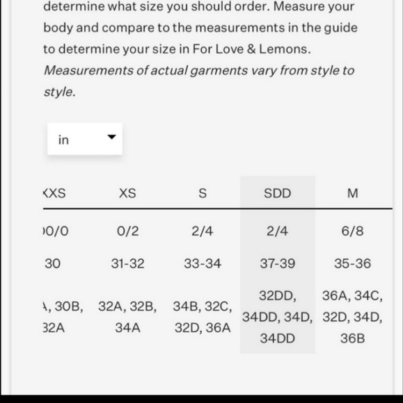 For Love and Lemons Charlotte Set Bra & Thong - Picture 4 of 6